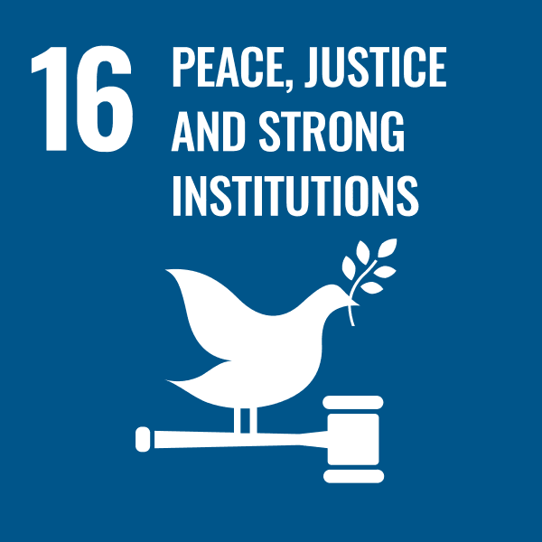 16. Peace, Justice, and Strong Institutions